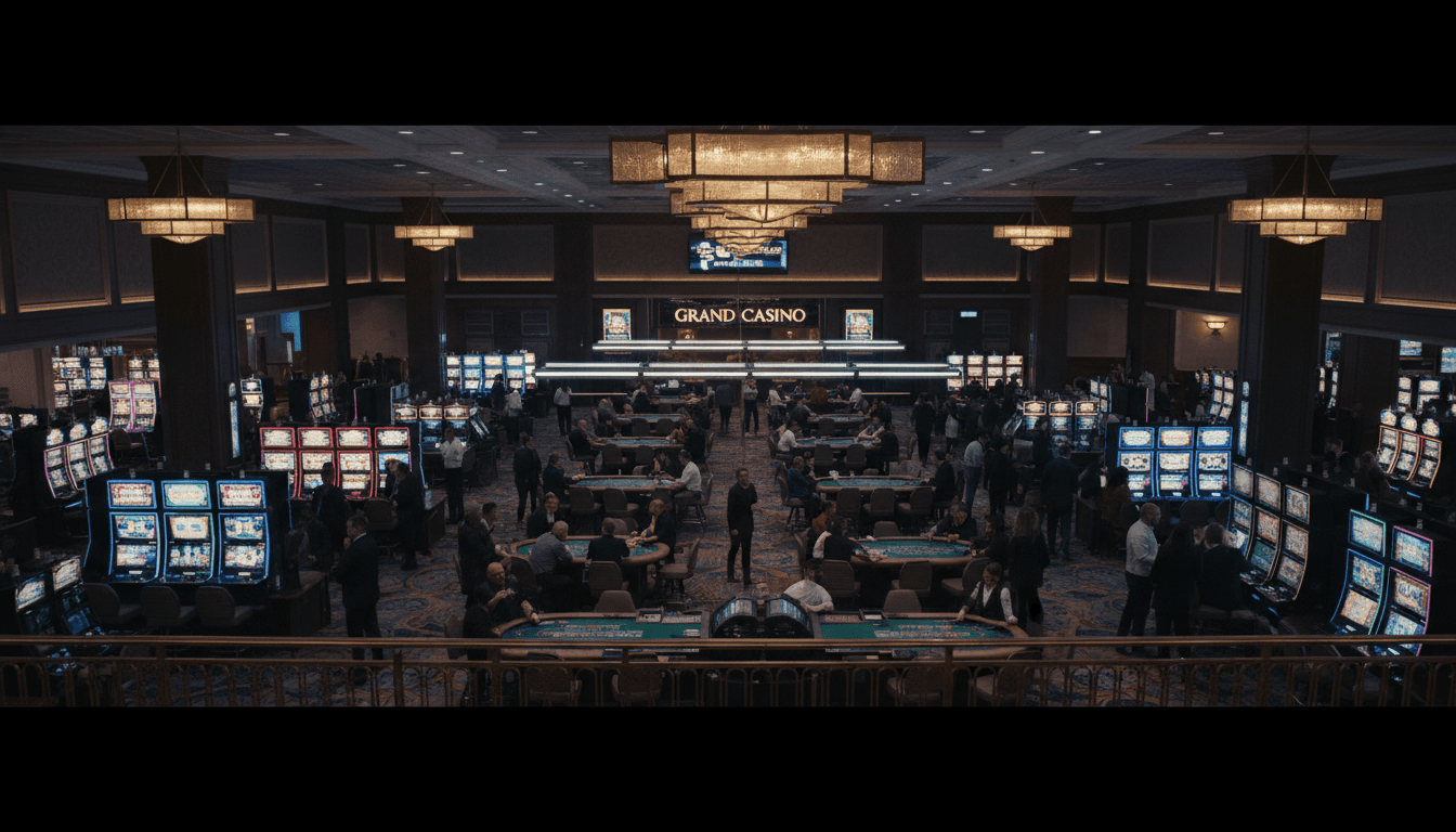 Casino gaming floor with elegant design